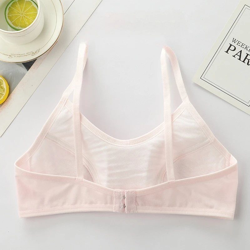 Тренировочный бюстгальтер из чистого хлопка для девочек-подростков - Фотография_3