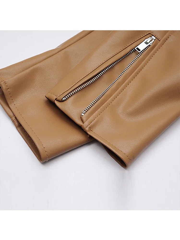 Куртка женская из искусственной кожи - Фотография_5