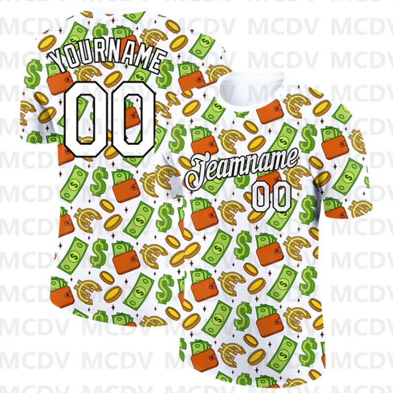 Бело-черная футболка с 3d рисунком - Фотография_3