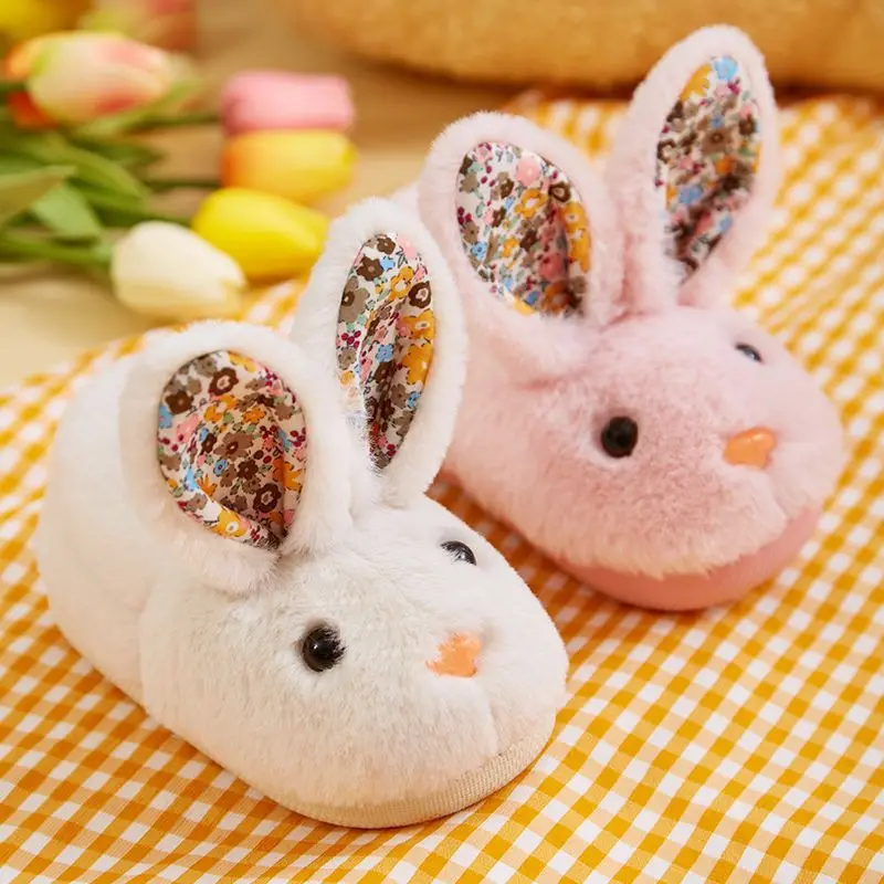 Kawaii милые тапочки с кроликом - Фотография_6