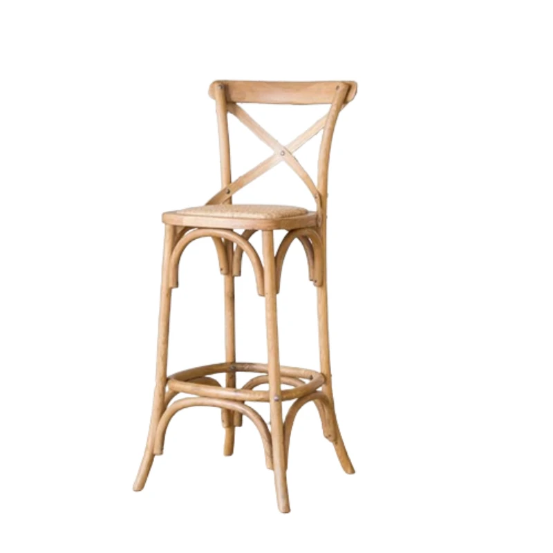 Деревянные барные стулья для приема - Фотография_5