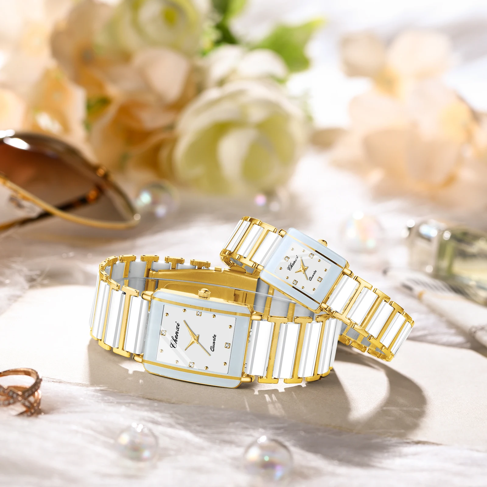 Chenxi 104a водонепроницаемые лучшие брендовые роскошные часы для пар - Фотография_2