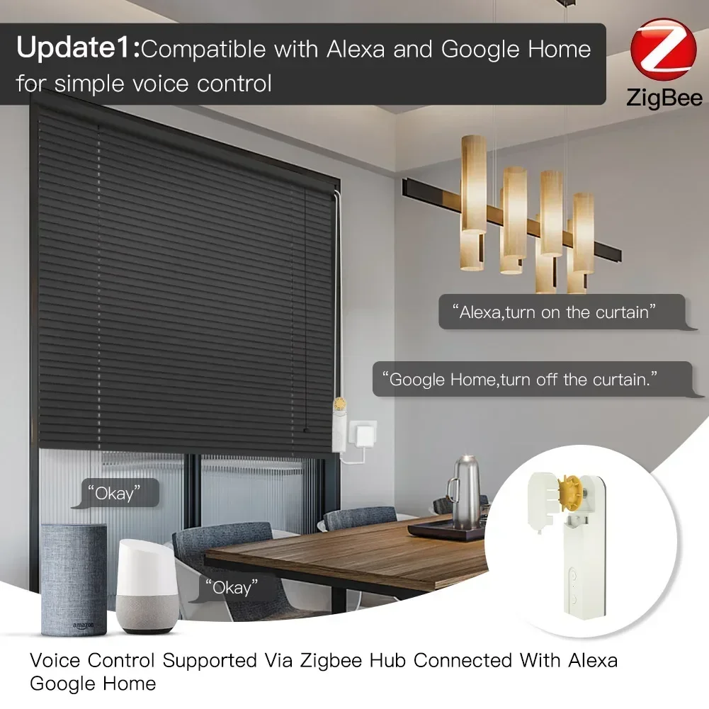 Moes zigbee3.0 diy цепь моторизованный - Фотография_2