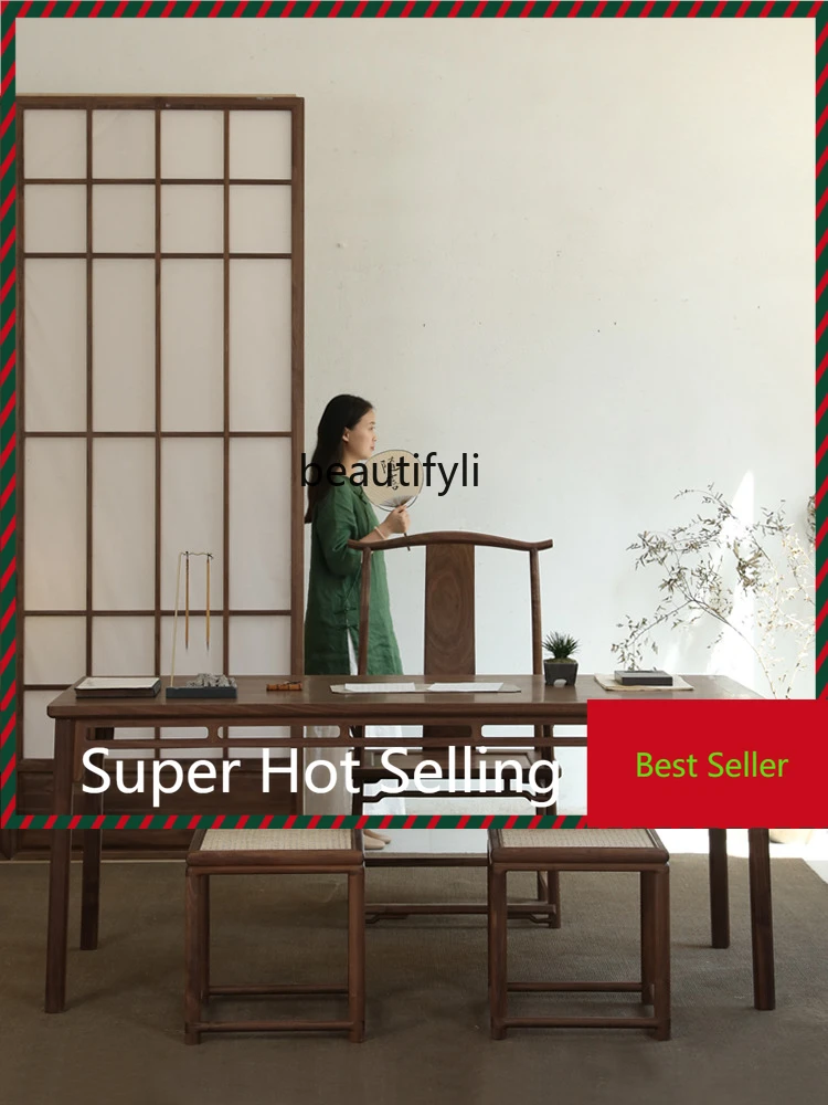 Новый деревянный стол из черного ореха в китайском стиле