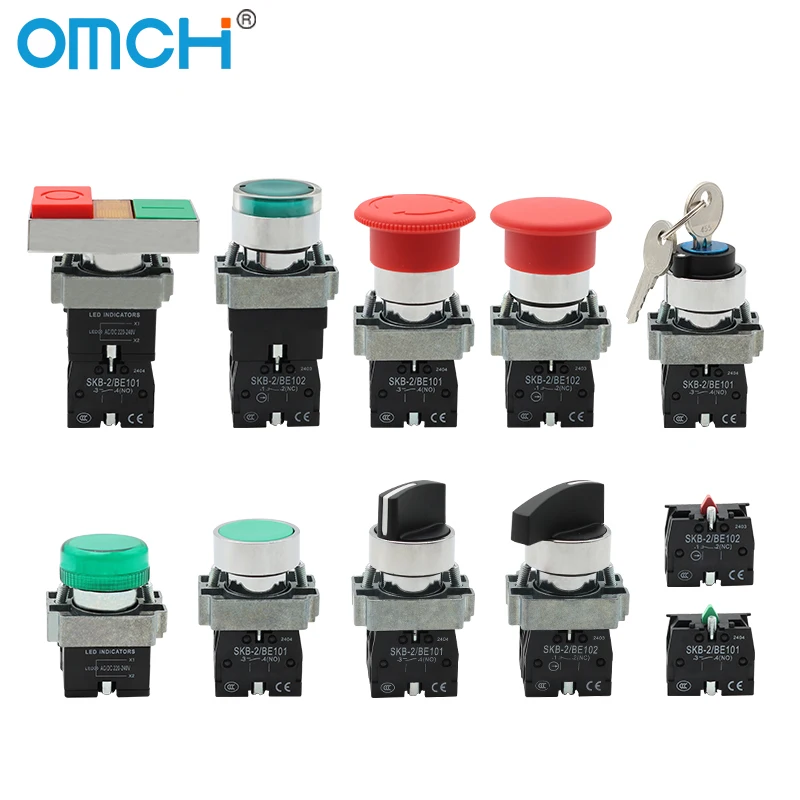 Кнопочный переключатель omch с самовозвратом skb2 - Фотография_6