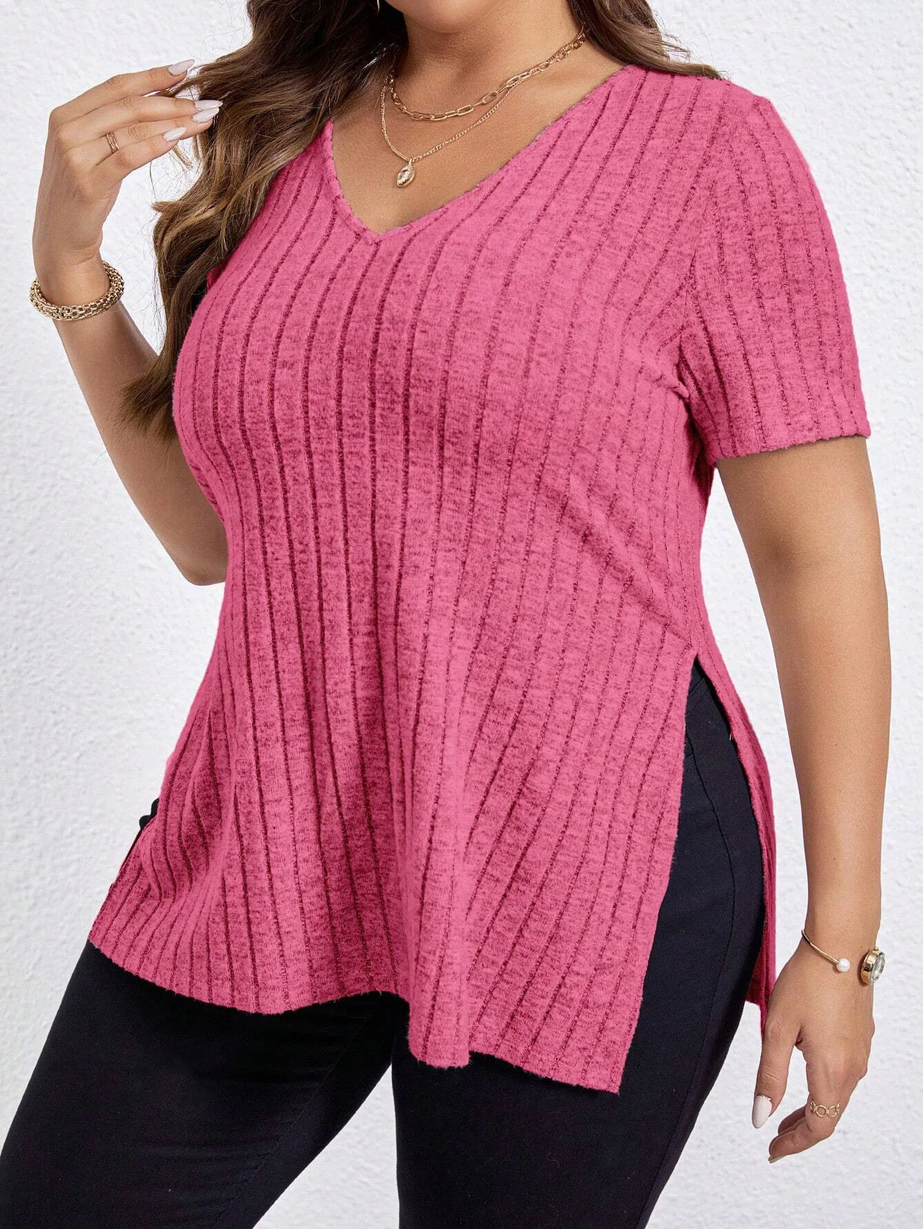 Женская футболка больших размеров 1xl-5xl - Фотография_6