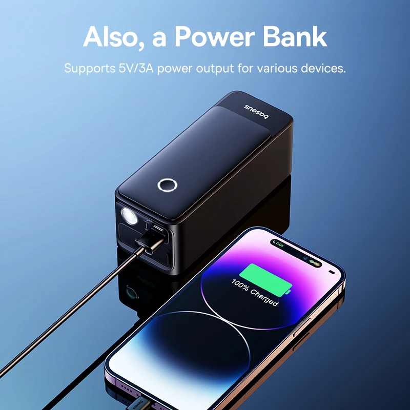 Baseus 600a jump starter 6000 мач - Фотография_5