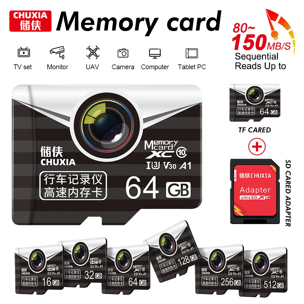 Новая карта памяти flash sd 256 гб class10 micro tf a1 v30