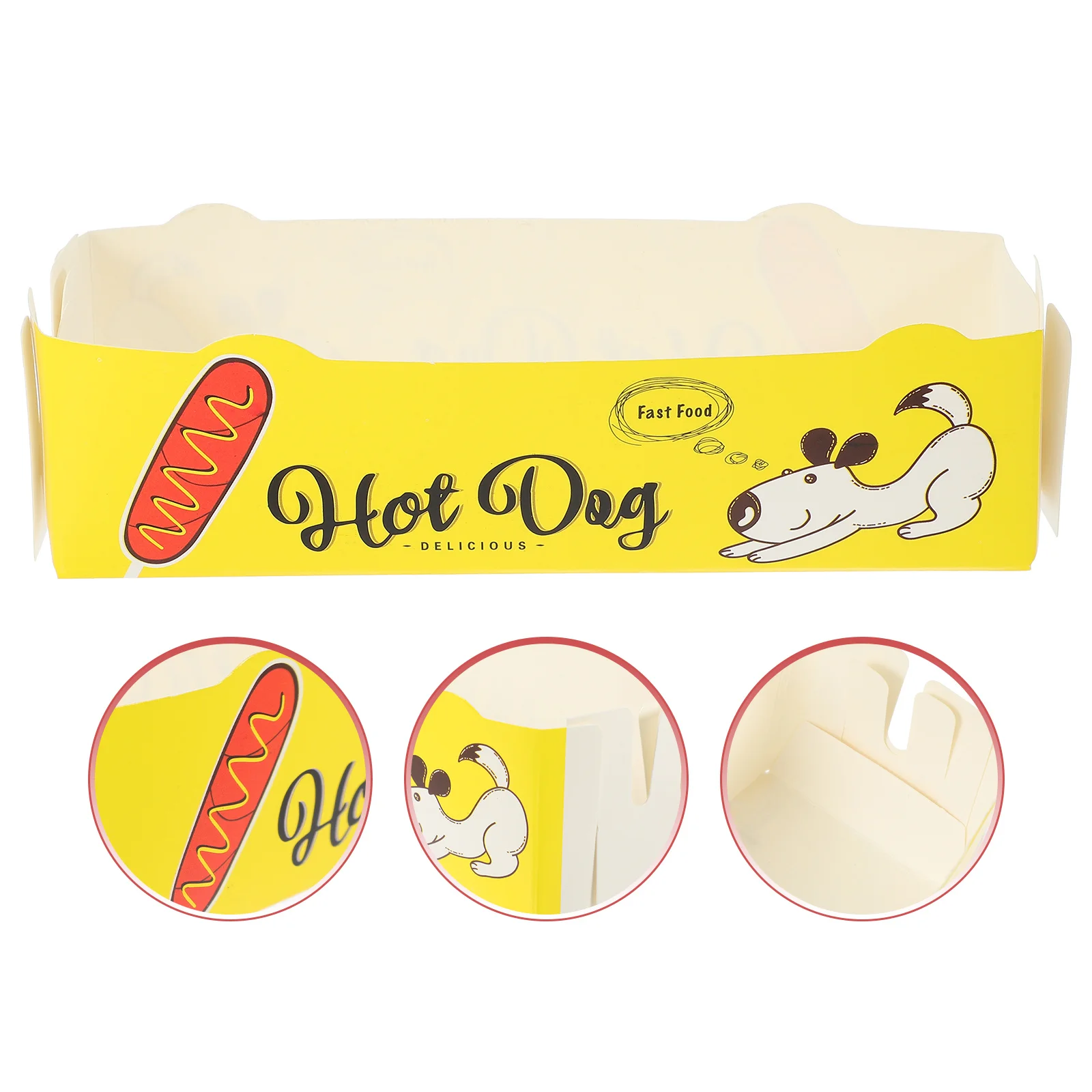 Бумажный поднос для сервировки еды - Фотография_5