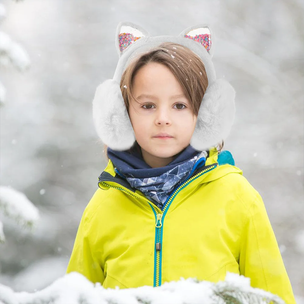 Зимние наушники, мягкие грелки, - Фотография_5