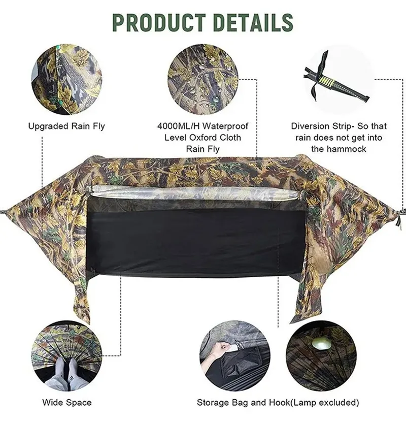 3-в-1 туннельный гамак с москитной - Фотография_5