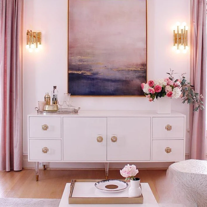 Скандинавский домашний шкаф для украшения - Фотография_4