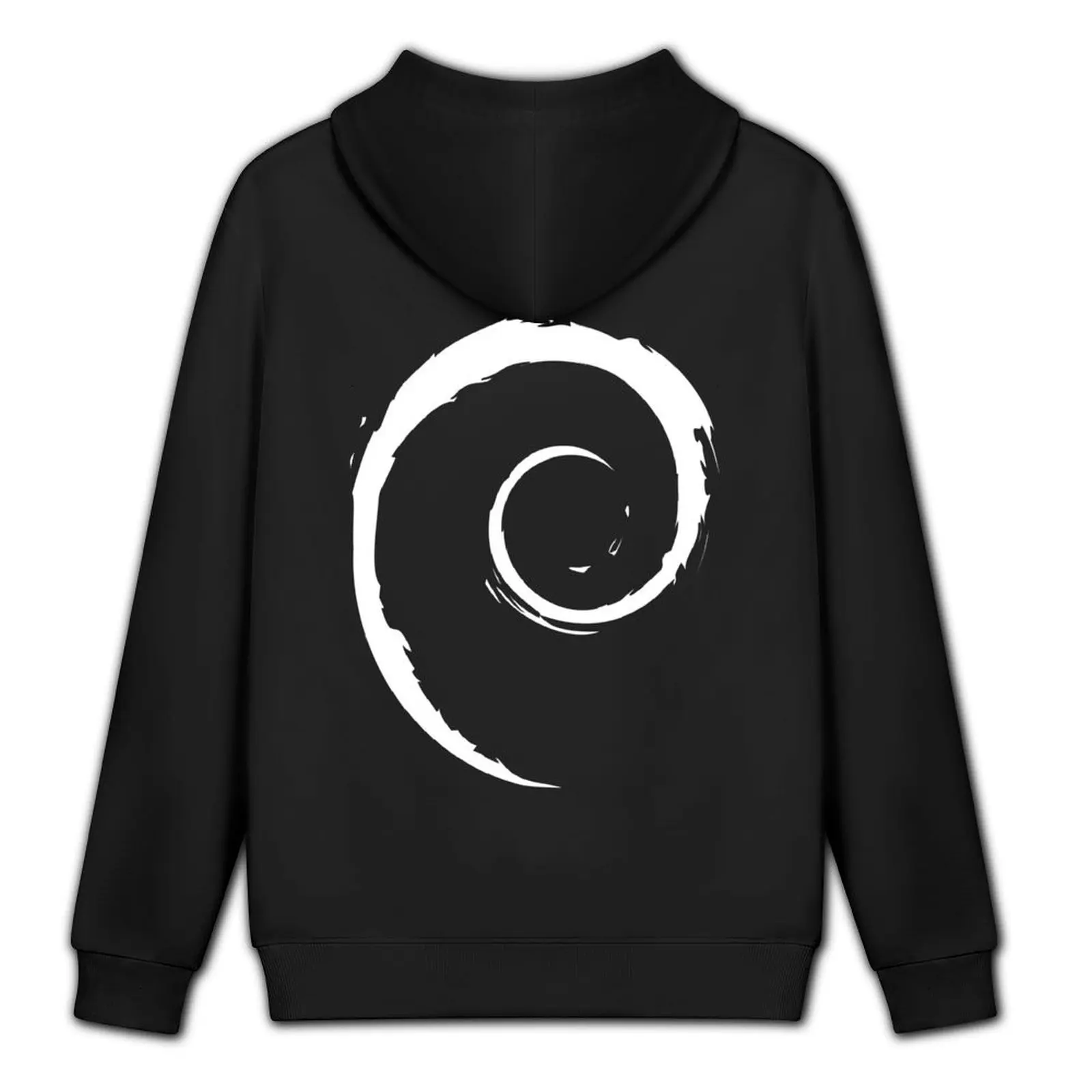 Debian белая толстовка с капюшоном - Фотография_5