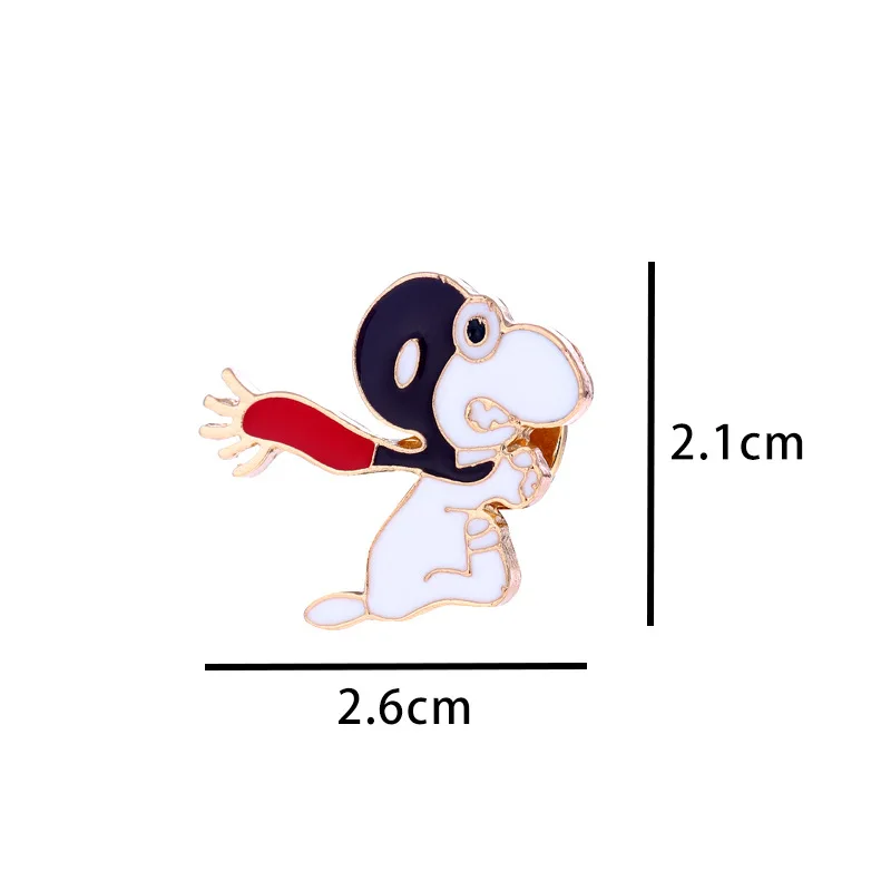 Kawaii snoopy брошь мультфильм - Фотография_5