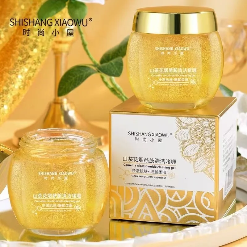 Очищающее кристаллическое желе для очистки пор камелии для отшелушивания - Фотография_3