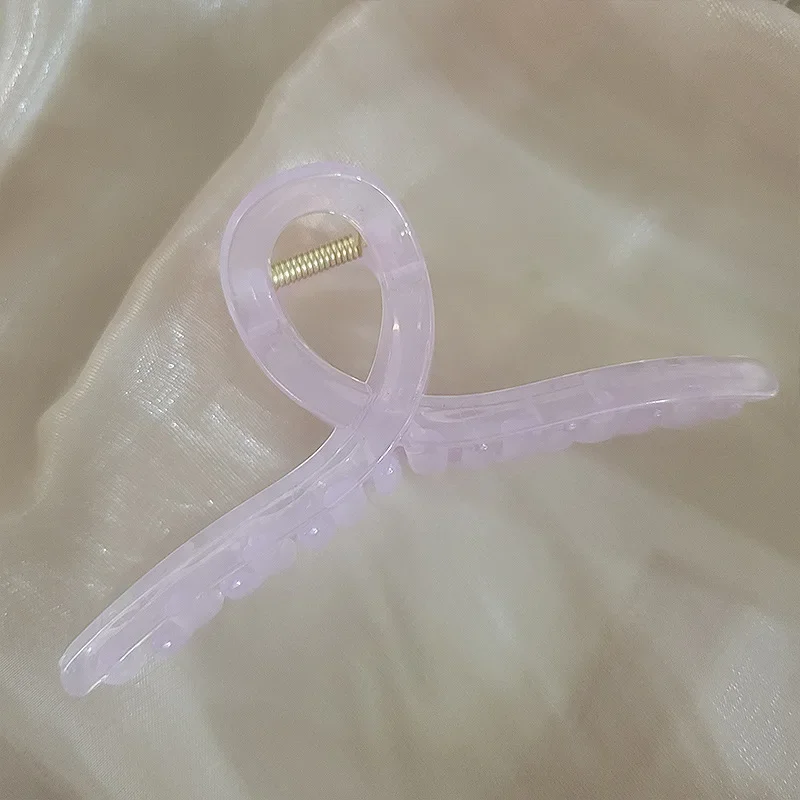 Большие заколки-когти 13 см для густых волос - Фотография_4