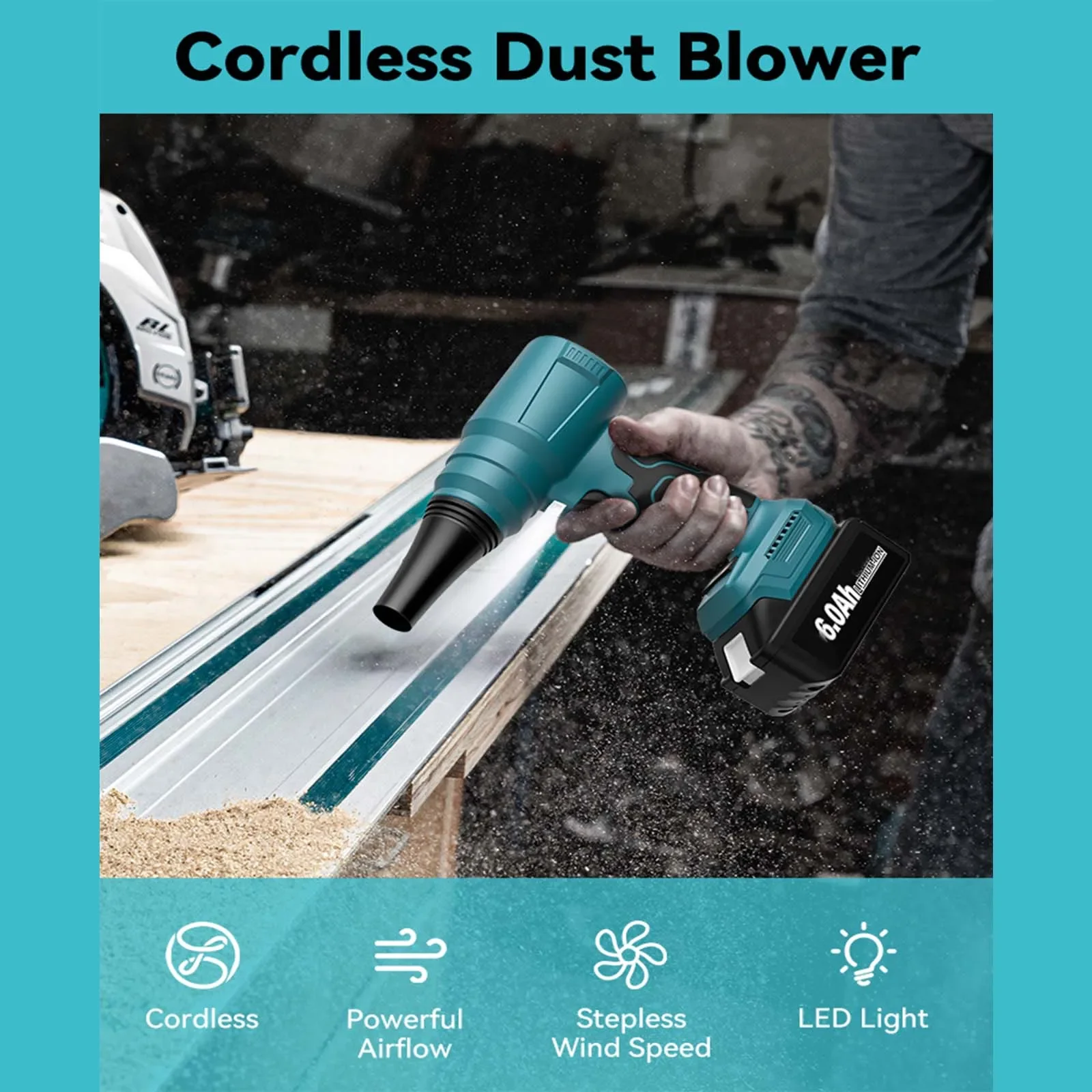 Беспроводной пылеочиститель для makita - Фотография_4