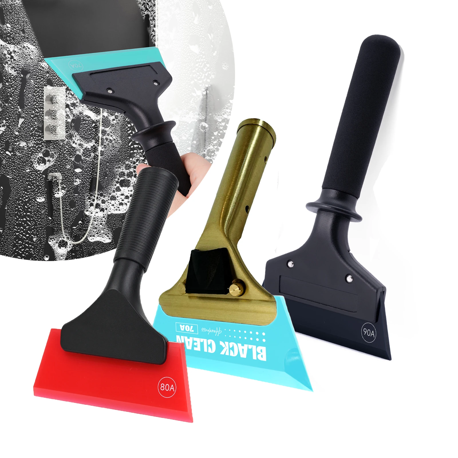 Скребок foshio с бронзовой/пластиковой