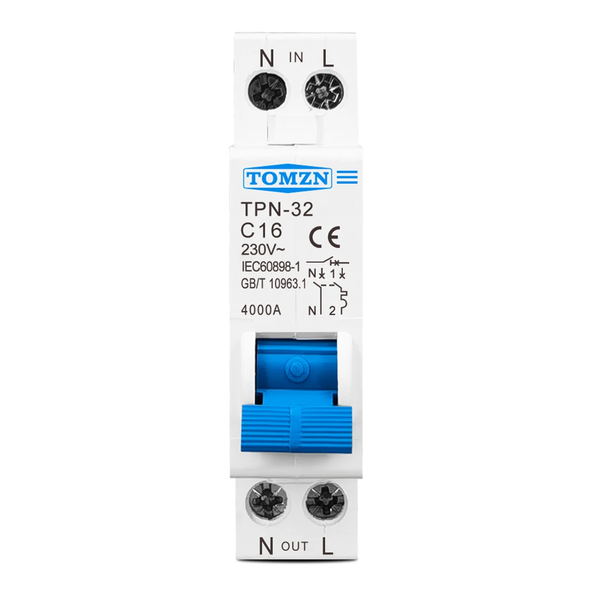 Tpn 1p + n мини-выключатель mcb - Фотография_2