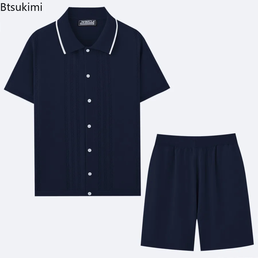 Новый мужской деловой повседневный комплект из двух предметов - Фотография_6