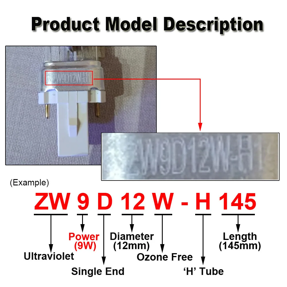 Ультрафиолетовая лампа uv-9w 5 вт 7 вт 11 вт uvc 254 нм - Фотография_6