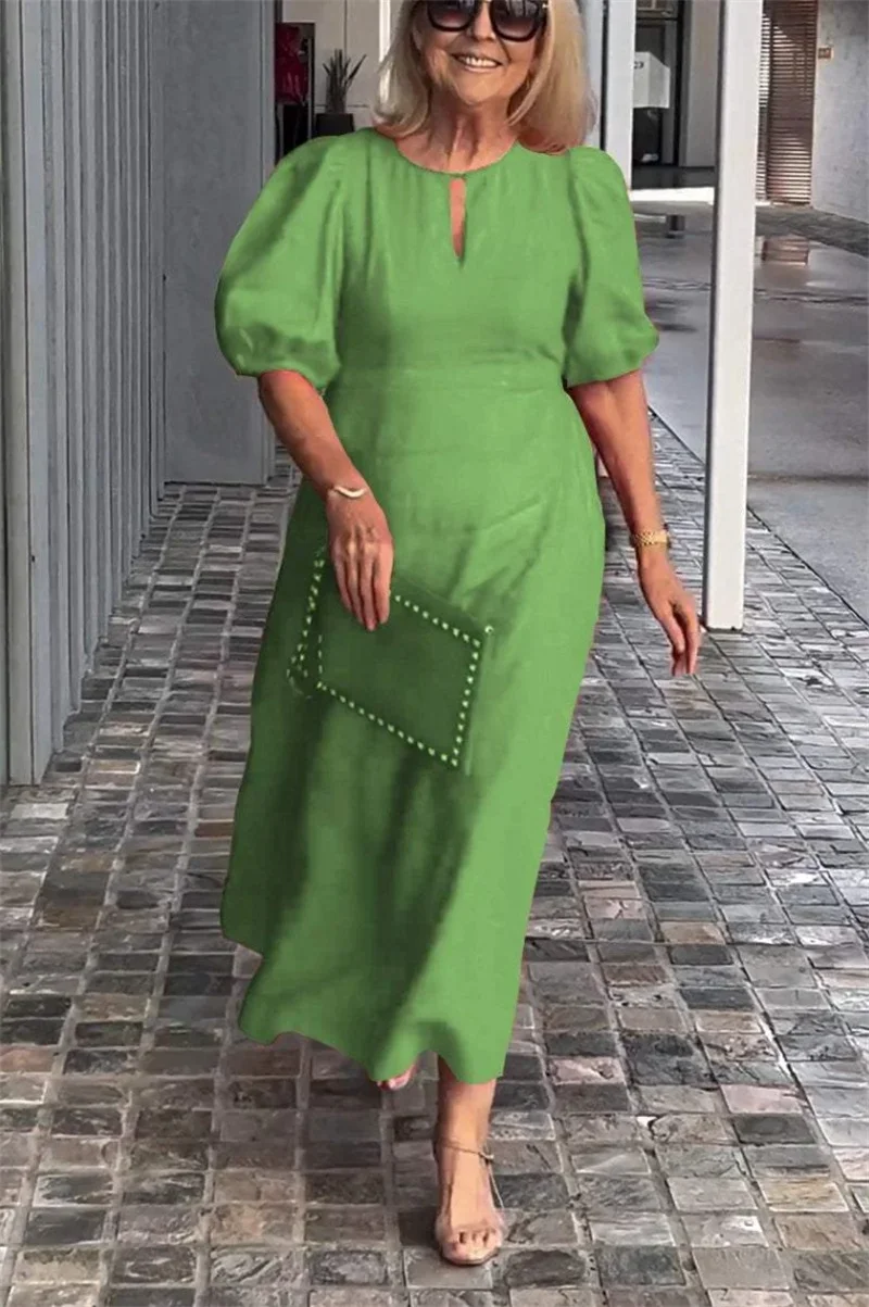 Женское платье с коротким рукавом - Фотография_6