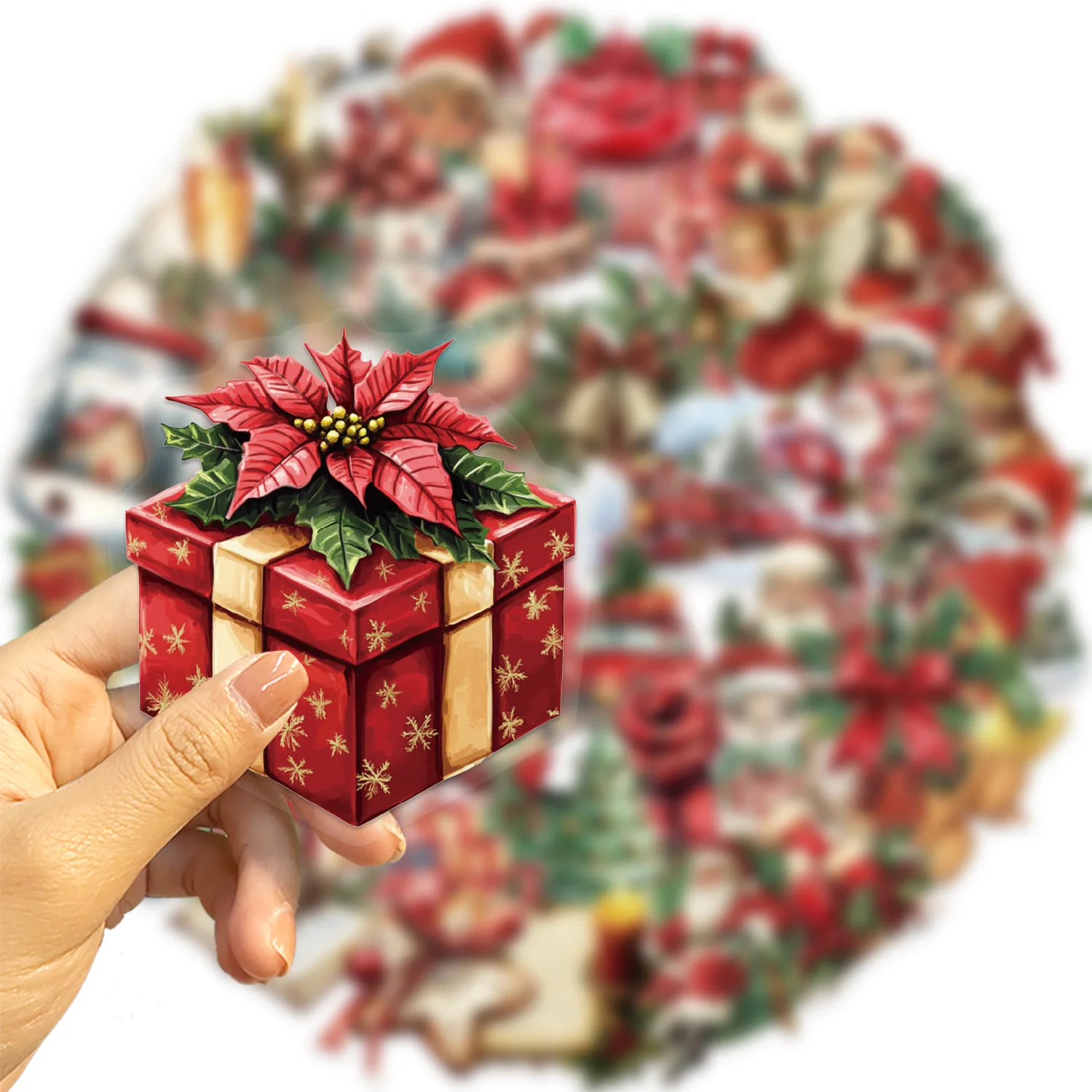 Рождественские наклейки с граффити из мультфильмов - Фотография_6