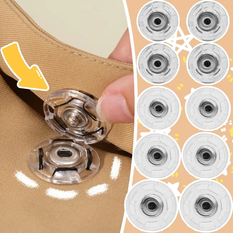 Невидимые пластиковые застежки «сделай сам» для одежды - Фотография_2
