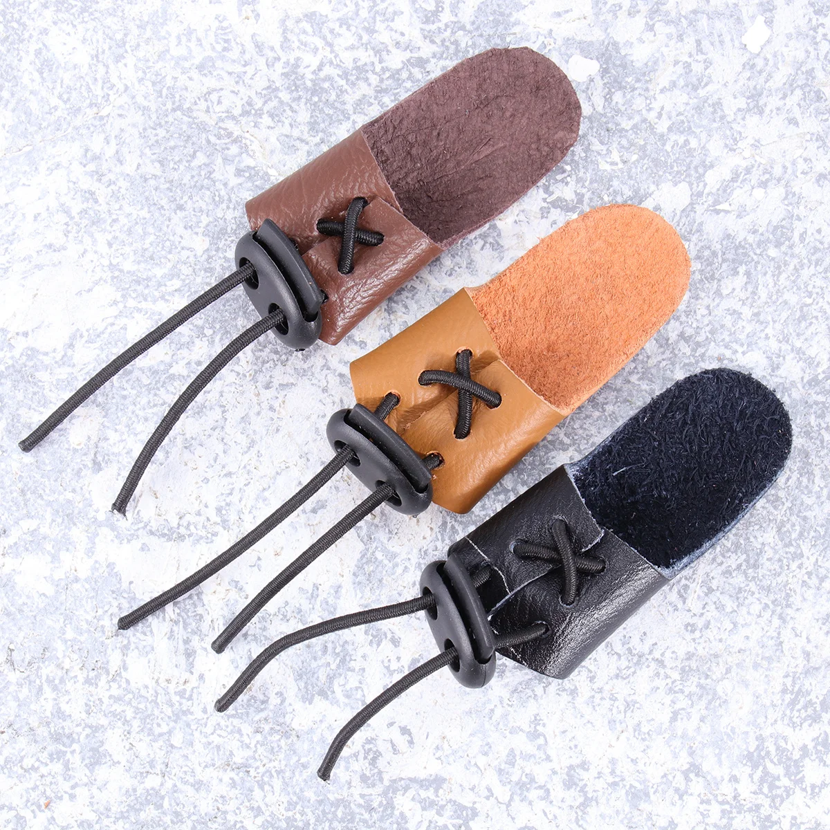 Регулируемые прочные перчатки с одним пальцем для стрельбы из лука - Фотография_4