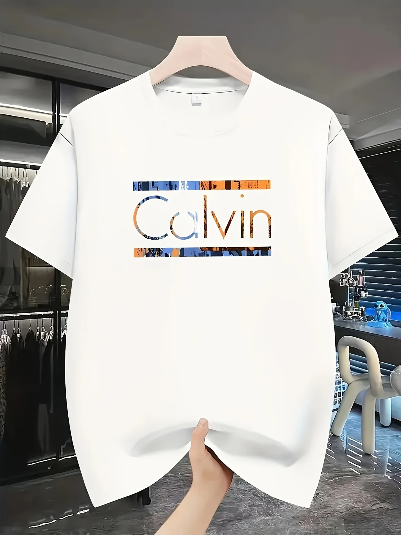 Мужская футболка calvin 2025 года - Фотография_2