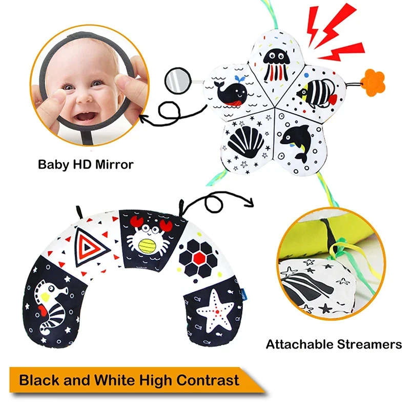 Baby tummy time pillow toys игровой - Фотография_3