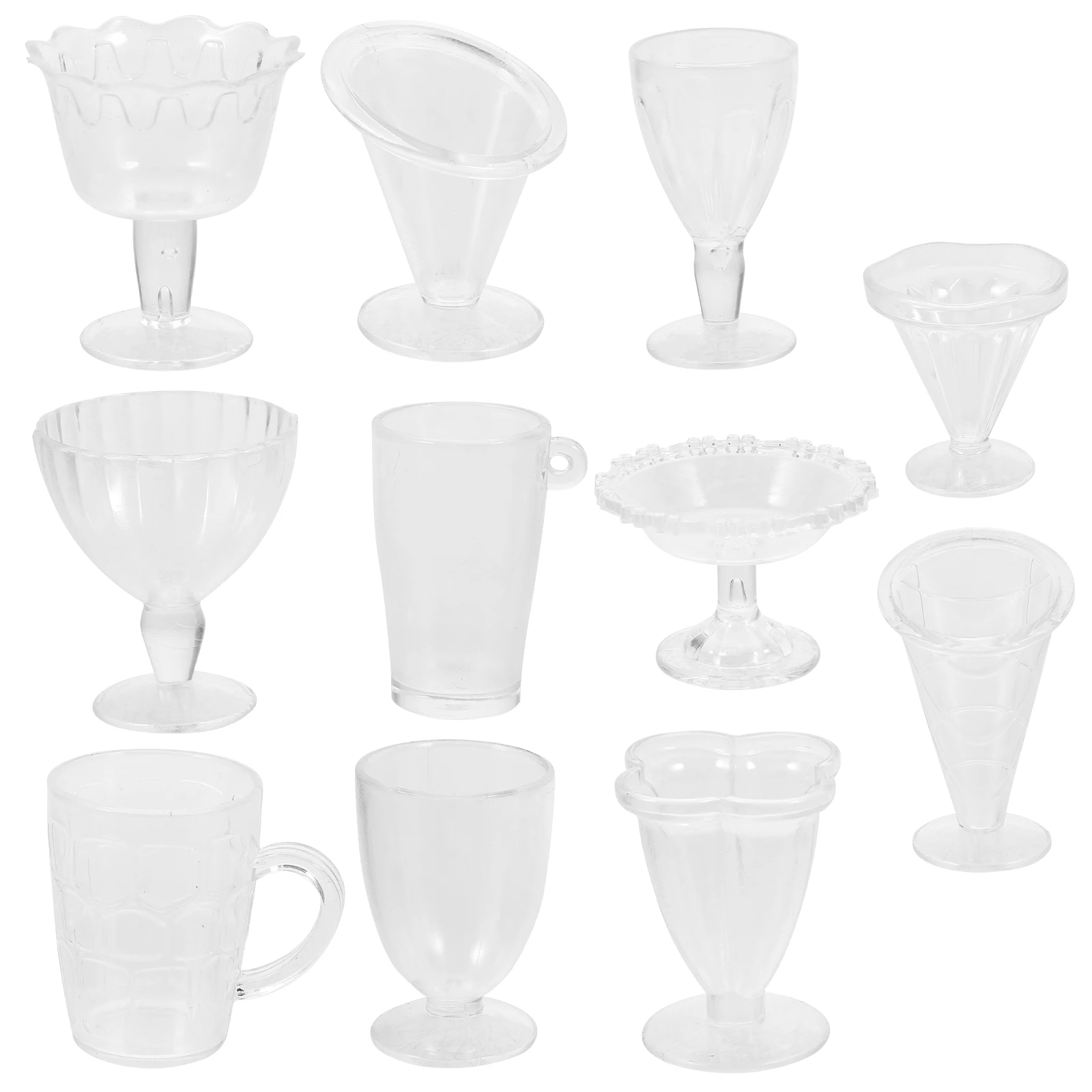 5 пакетов, имитация прозрачной чашки для кофе - Фотография_3