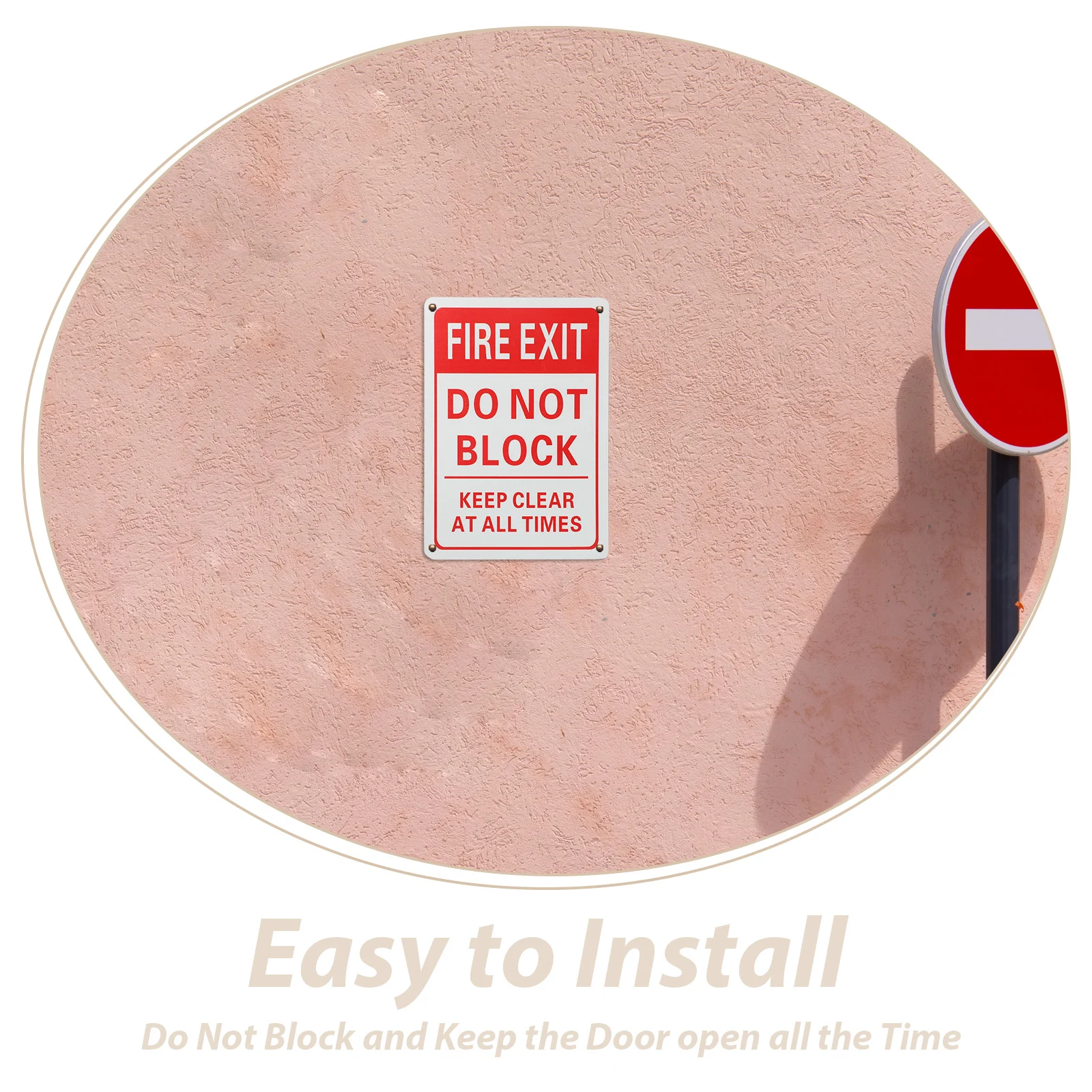 Аварийный пожарный знак безопасности - Фотография_4