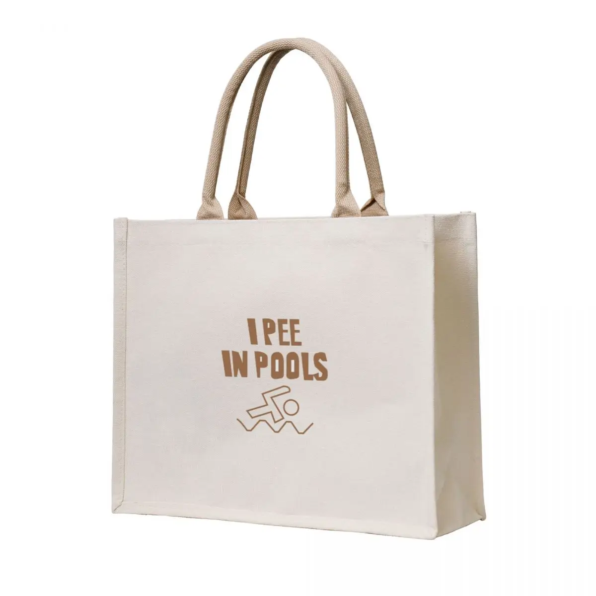 I pee in baseny tote bag большая