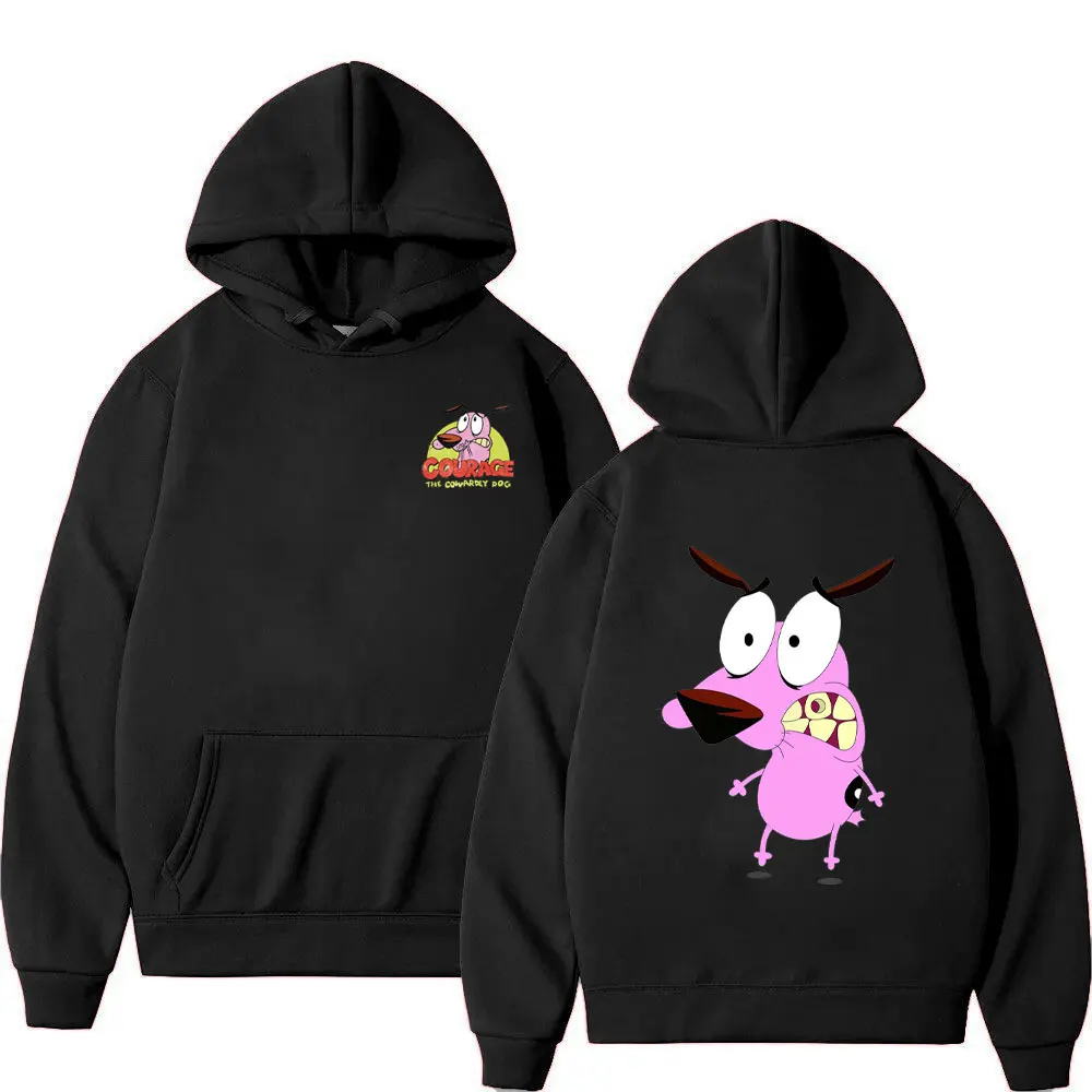 Классический свитшот с логотипом courage the cowardly dog - Фотография_2