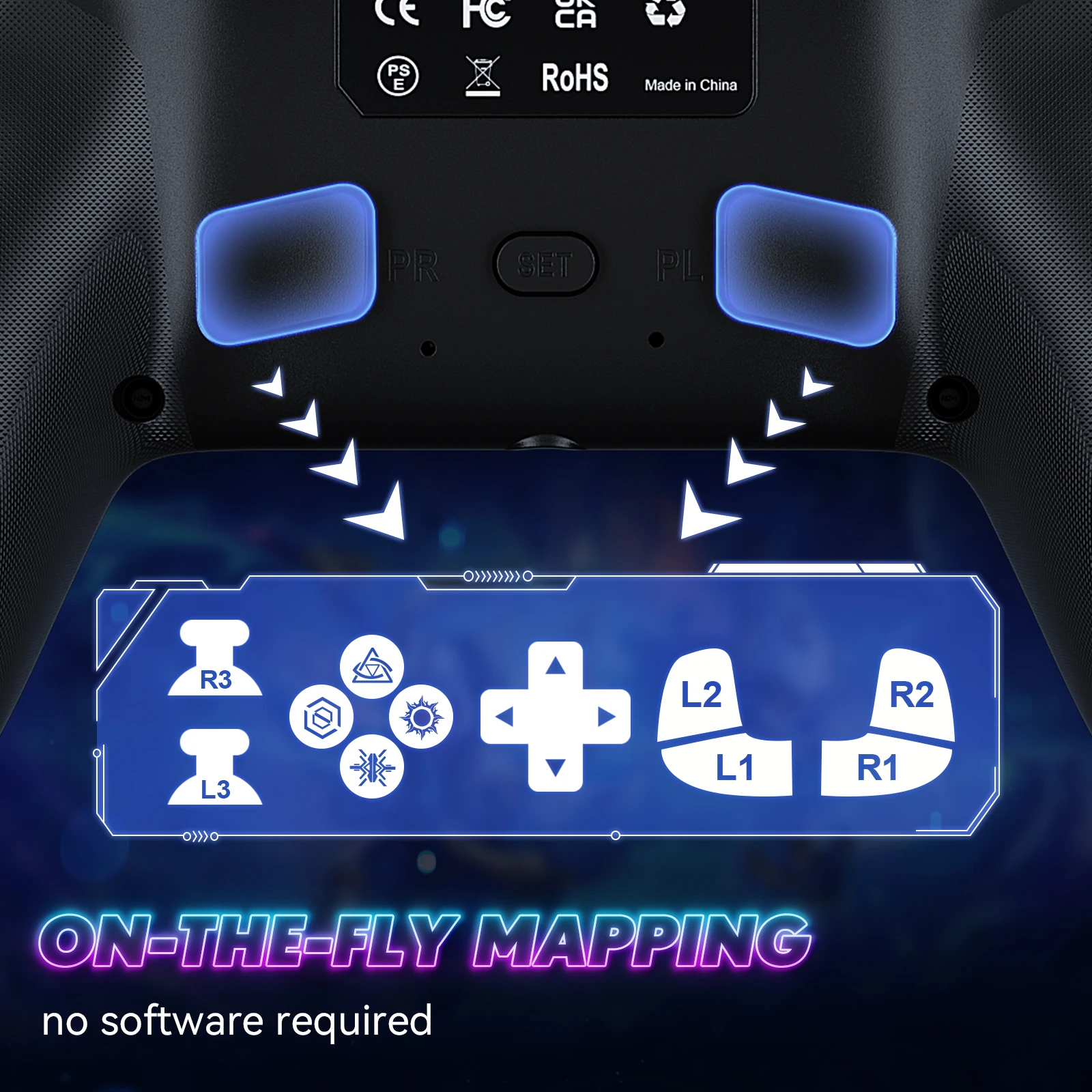 Bluetooth-геймпад для беспроводного контроллера playstation 5 - Фотография_4