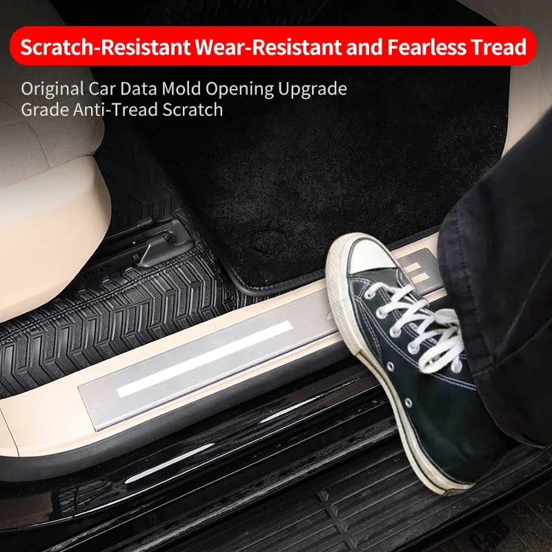 Для toyota land cruiser 300 2021-2025 светодиодная панель порога - Фотография_5