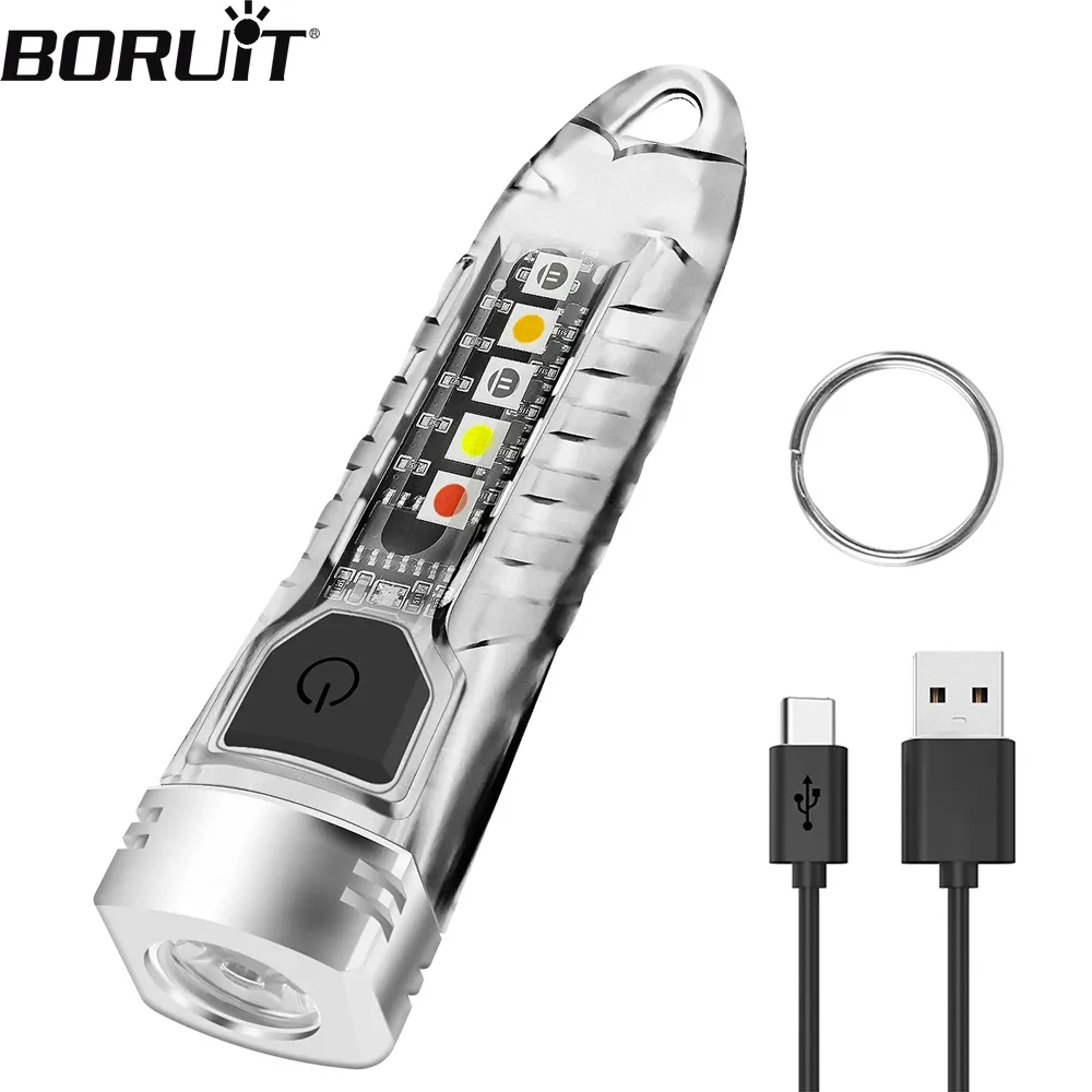 Boruit v1 светодиодный брелок портативный