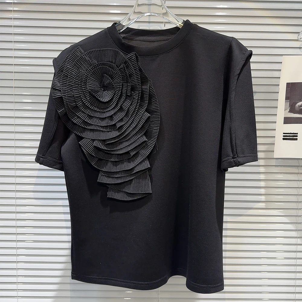 Diy sew 3d плиссированная цветочная ткань