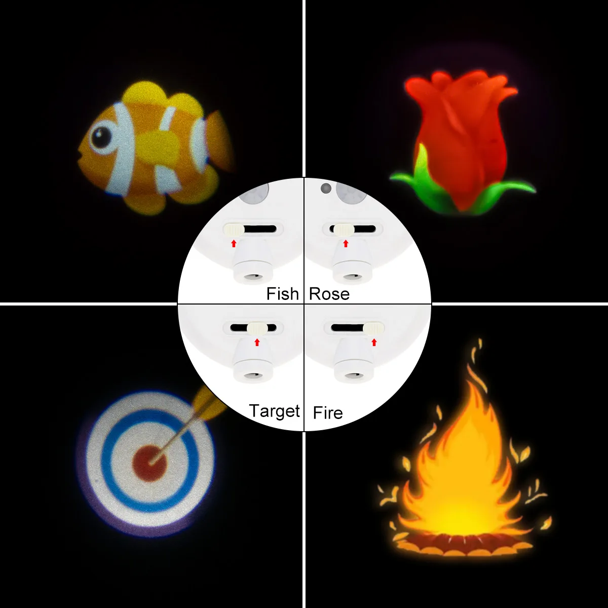 Проектор с четырьмя узорами и датчиком - Фотография_6