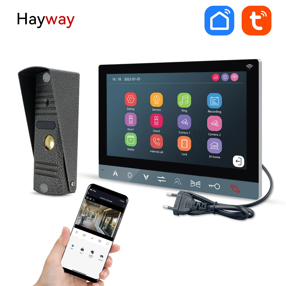 Домашний домофон hayway tuya 1080p