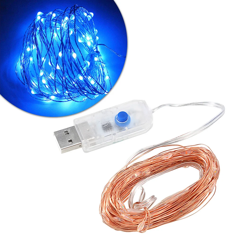 100led гирлянды из медной проволоки