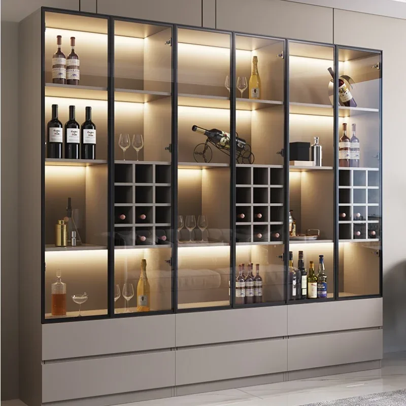 Display glass wine cabinets living - Фотография_4