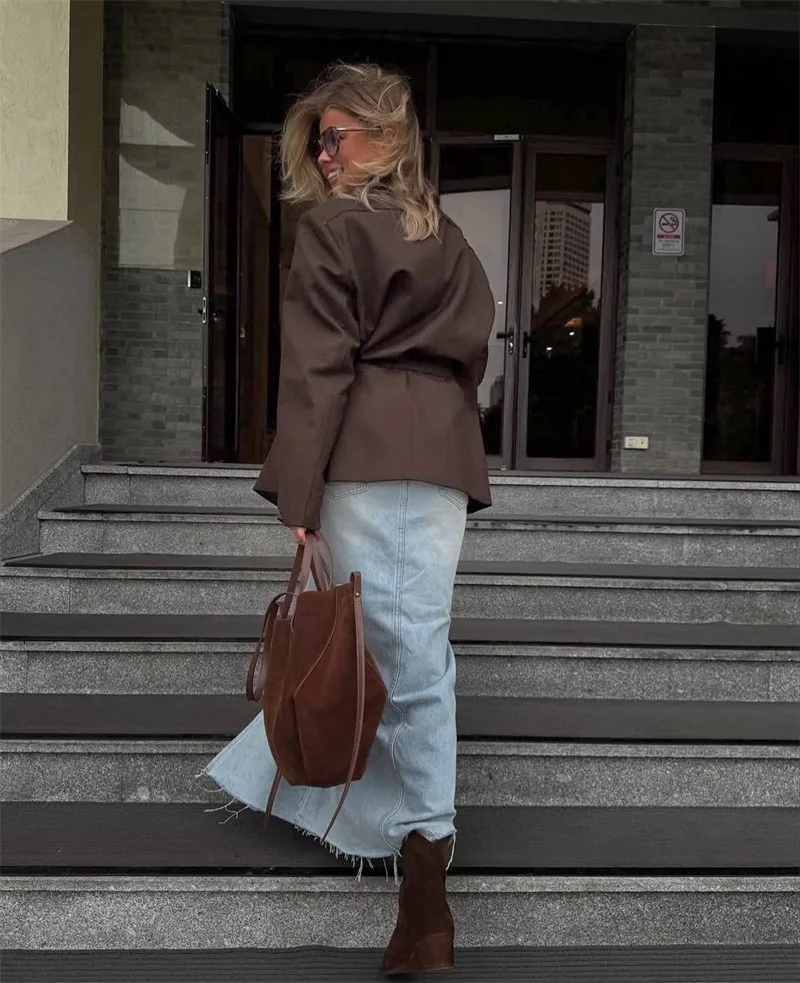 Осенний женский костюм цельный - Фотография_2