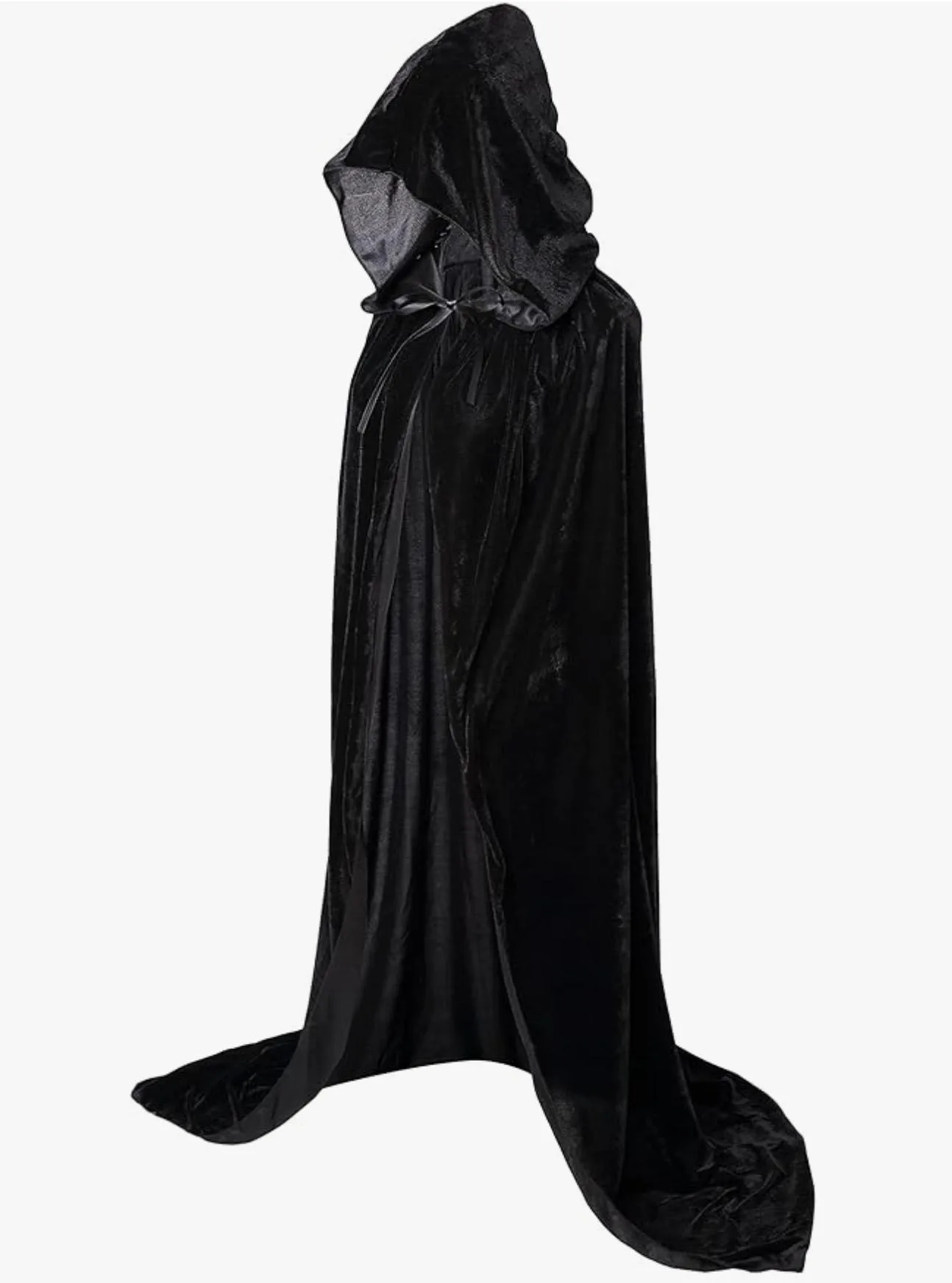 Рождественский бархатный плащ grim reaper на хэллоуин - Фотография_3
