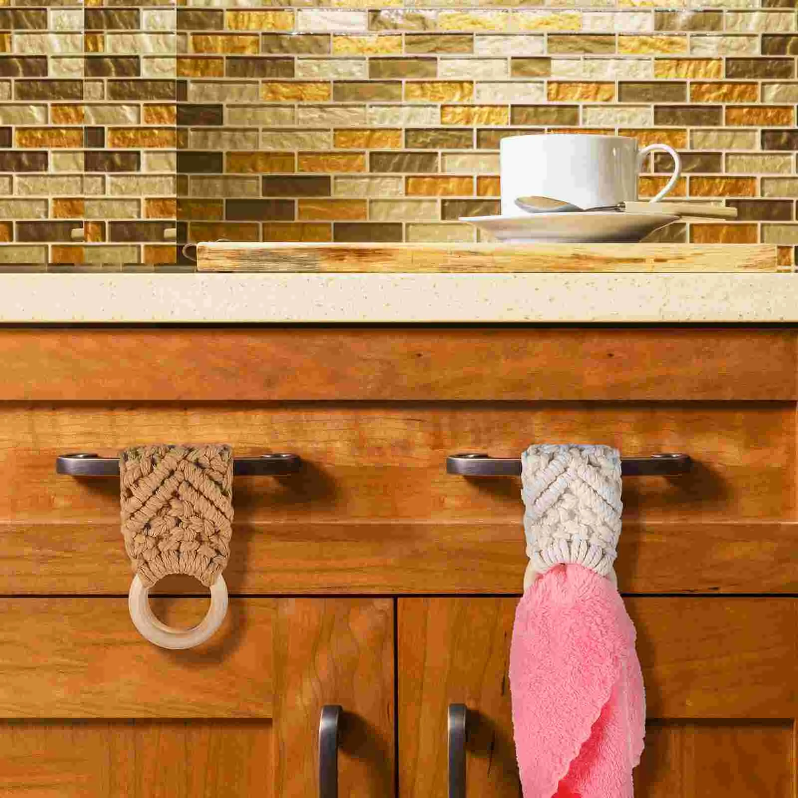 Тканая подвесная петля для полотенец - Фотография_2