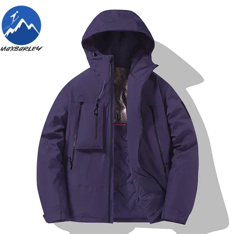 Зимняя ветрозащитная мужская куртка для активного отдыха - Фотография_5