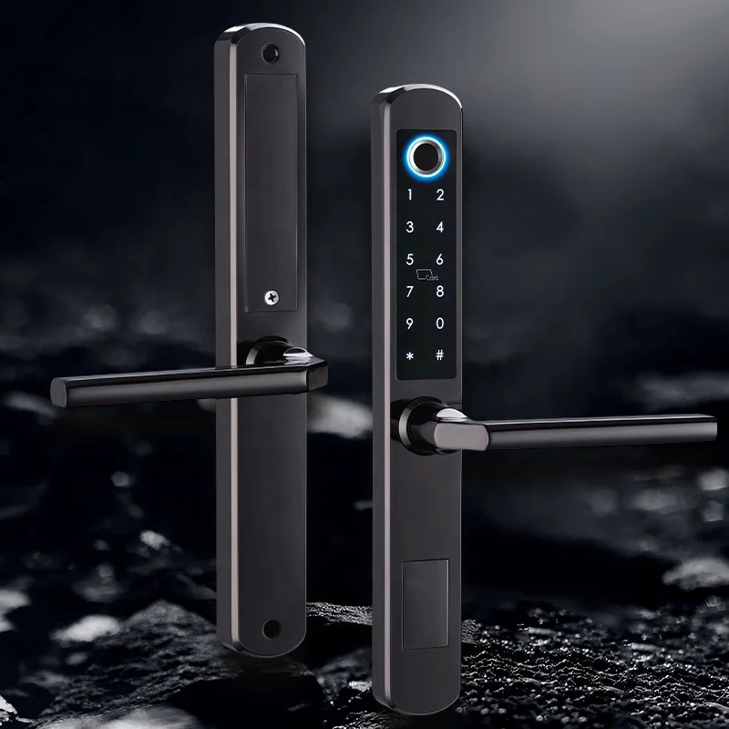 Смарт-замок для раздвижной стеклянной двери патио - Фотография_3