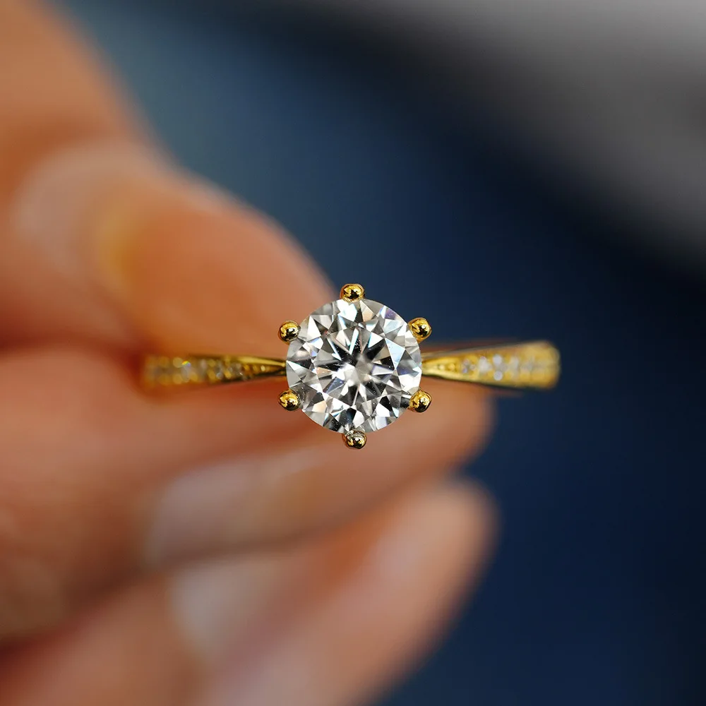 Обручальные кольца с муассанитом для женщин - Фотография_5