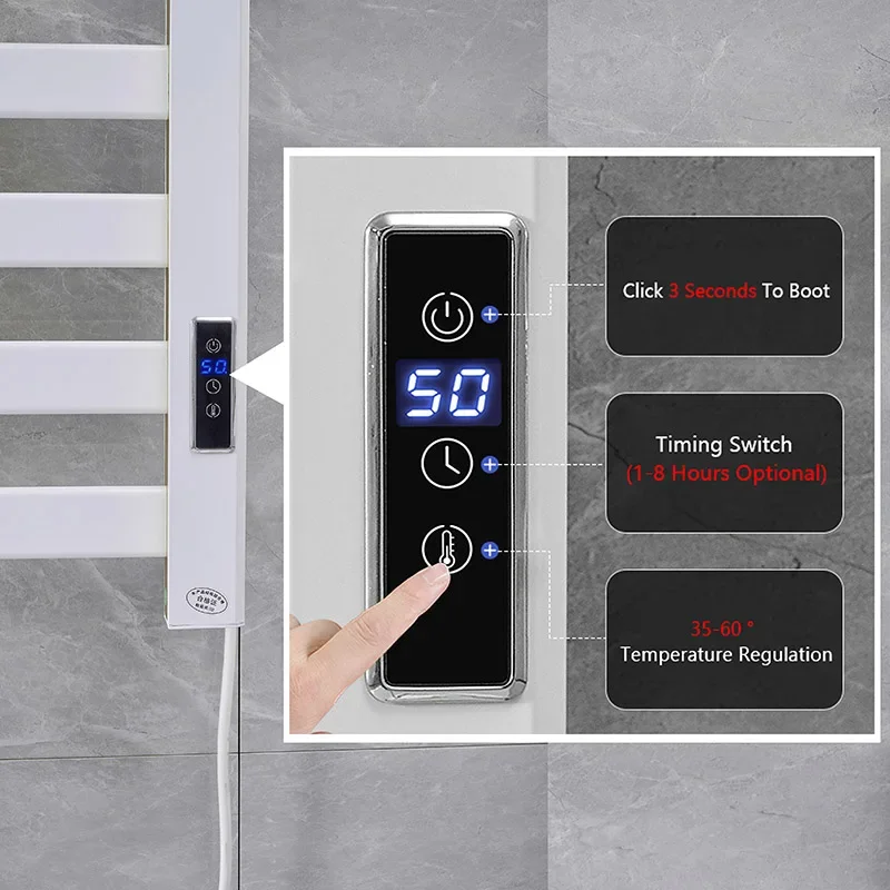 Роскошная умная электрическая вешалка для полотенец top 1 с wi-fi - Фотография_4